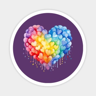 Rainbow Love Pride Magnet